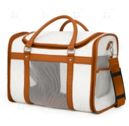 Pet Outing Cat Bag Travel Portable Pet Bag Breathable Foldable Large Capacity Dog Bag Cat Box Pet Supplies