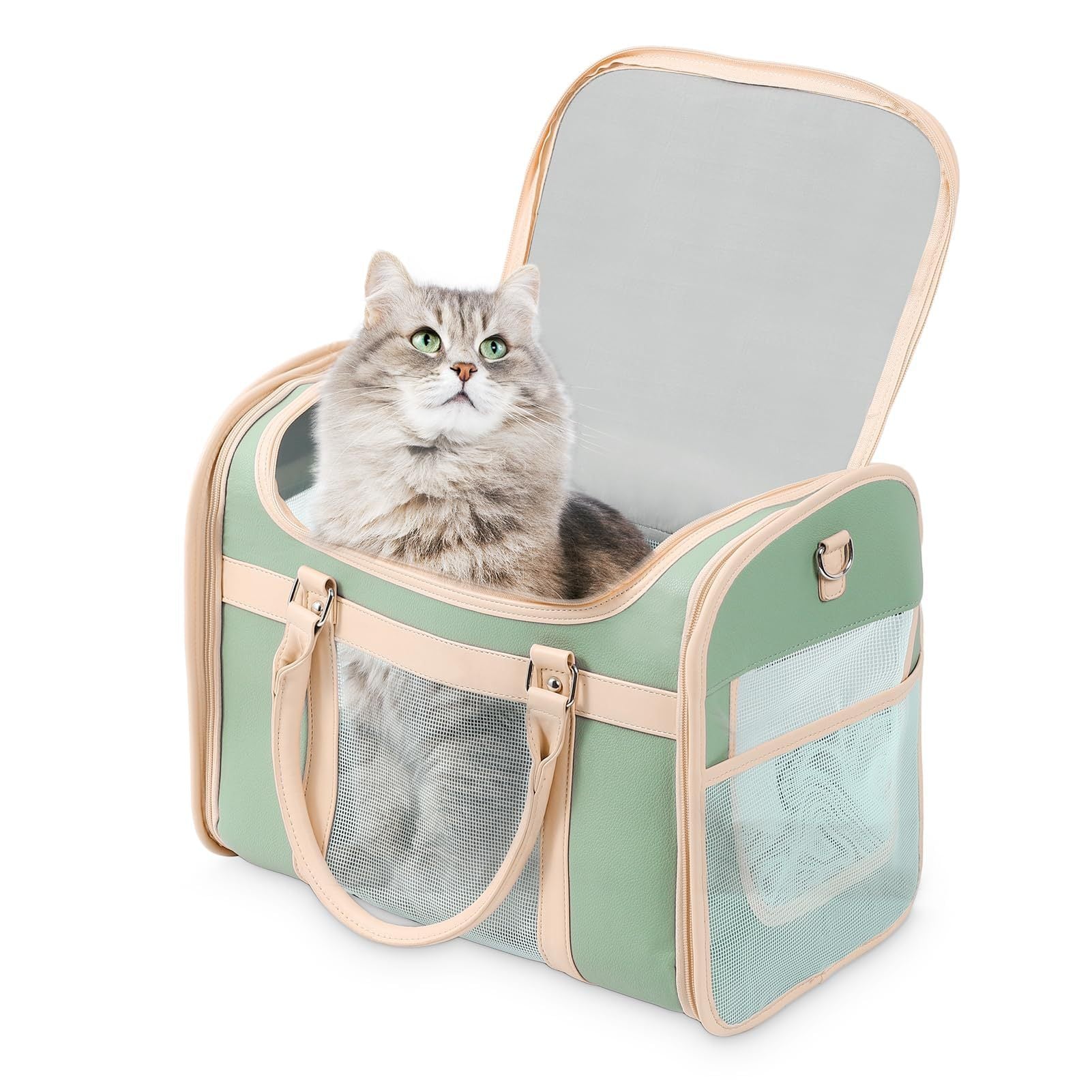 Pet Outing Cat Bag Travel Portable Pet Bag Breathable Foldable Large Capacity Dog Bag Cat Box Pet Supplies